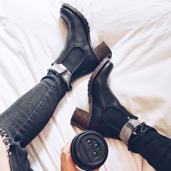 Frye sabrina chelsea black Clearance